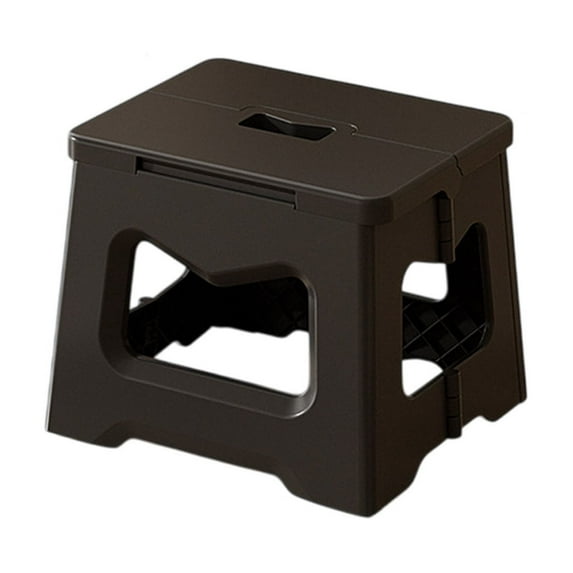 YiJuHui 1pcs Heavy Duty Folding Stool for Adults, Portable Camping Chair with Carry Handle, Sturdy Plastic Seat for Outdoor Fishing, Picnic & Stadium Events