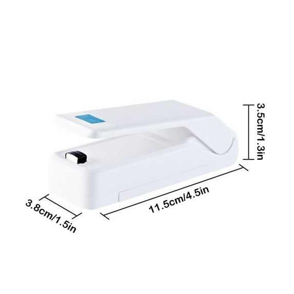 YiJuHui 1pcs Household Mini Vacuum Sealer Rechargeable Food Saver with 3 Adjustable Gears Portable Snack Storage Sealer for Kitchen Camping Travel