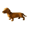 thumbnail image 1 of YiJuHui 1pcs Lifelike Dachshund Dog Figurine - Realistic Handcrafted Home Decor Statue for Pet Lovers - Shelf & Desk Display, 1 of 6