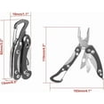 thumbnail image 1 of YiJuHui 1pcs Multitool with Safety Locking, Professional Stainless Steel Multitool Pliers Pocket Knife, Bottle Opener, Screwdriver with Nylon Sheath ，Apply to Survival,Camping, Hunting and Hiking, 1 of 5
