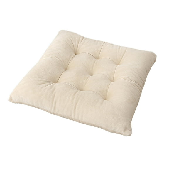 YiJuHui 1pcs Non-Slip Dining Chair Cushion with Velvet Texture, Comfortable Seat Pad for Office and Kitchen, Polyester Fabric with Anti-Slide Gripper Backing 40*40CM