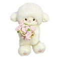 thumbnail image 1 of YiJuHui 1pcs Plush Lamb Pillow with Rose Bouquet Hat - Ultra Soft Stuffed Animal Doll for Bedroom Decor, Gift for Friends, Cuddle Comfort Support, 1 of 7