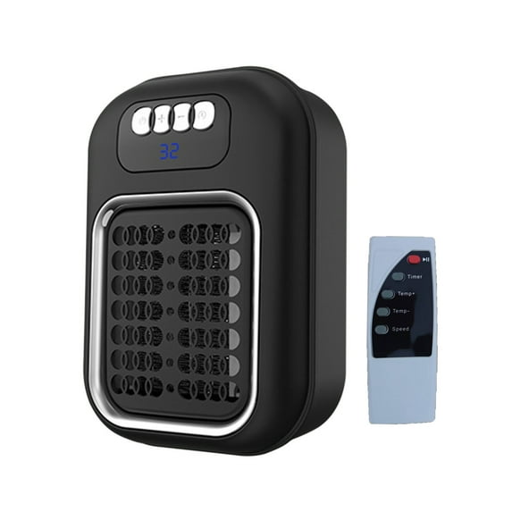 YiJuHui 1pcs Portable Mini Heater with Tip-Over Protection, 600W Fast Heating, Thermostat Control, Overheat Safety, Wall Mountable for Office & Small Rooms
