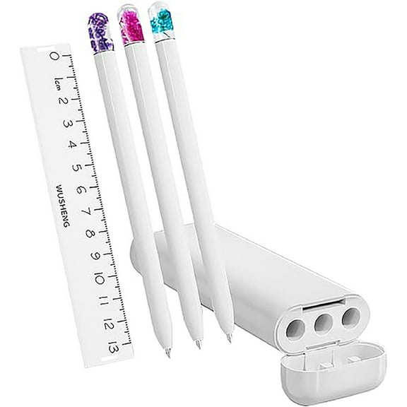 YiJuHui 1pcs Premium Executive Pen Set with Ruler - Professional Writing Tools Gift Box for Office & Business Use