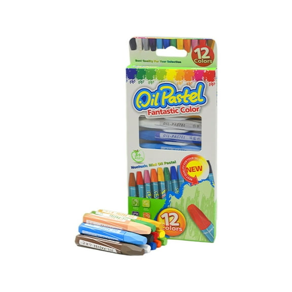 YiJuHui 1pcs Professional Hexagon Oil Pastels Set for Artists - Vibrant Blendable Wax Crayons, Smooth Layering & Detailed Drawing, Ideal for Creative Workshops & Home Art Projects