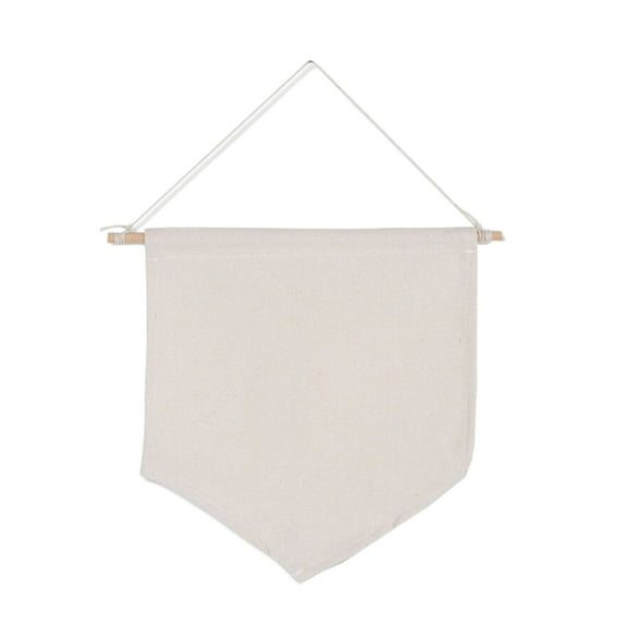 YiJuHui 1pcs Reversible Blank Canvas Tapestry Wall Hanging for Badge Display, Customizable Decor, Neutral Background for Events and Room Decor