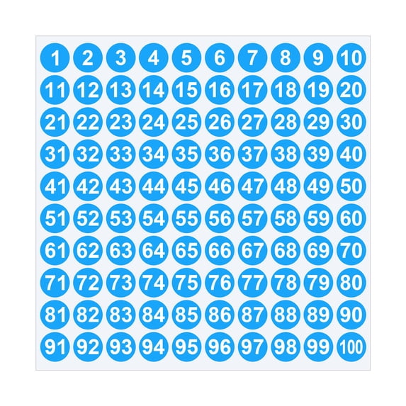 YiJuHui 1pcs Self-Adhesive Number Stickers, Durable Vinyl Decals for Mailbox, Laptop, Organization & Labeling B