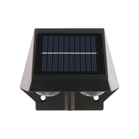 YiJuHui 1pcs Solar Powered Wall Light Outdoor, Waterproof LED Wall Lamp for Garden, Courtyard, Villa Ambient Lighting, IP65, 18650 Battery