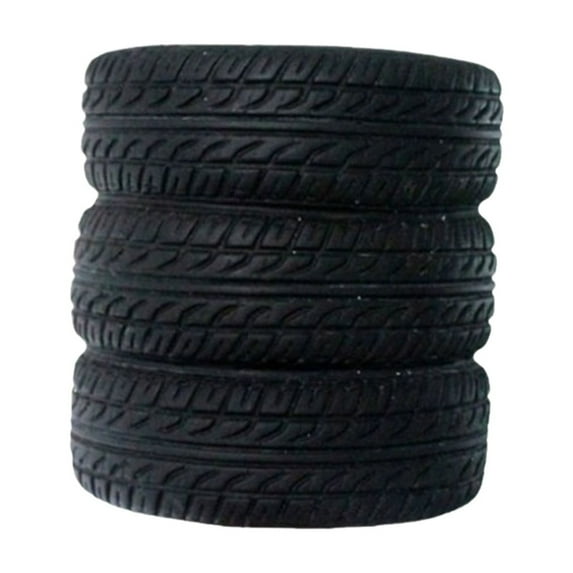 YiJuHui 1pcs Tire Pen Holder Stackable Desktop Organizer with Non-Slip Base for Office Car Enthusiasts Auto Shop Decoration