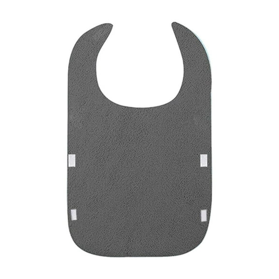 YiJuHui 1pcs Waterproof Adult Bib with Food Pocket - Reusable Feeding Bib for Elderly & Disabled Care, Adjustable Straps, Dignified Dining Aid for Home & Nursing Homes