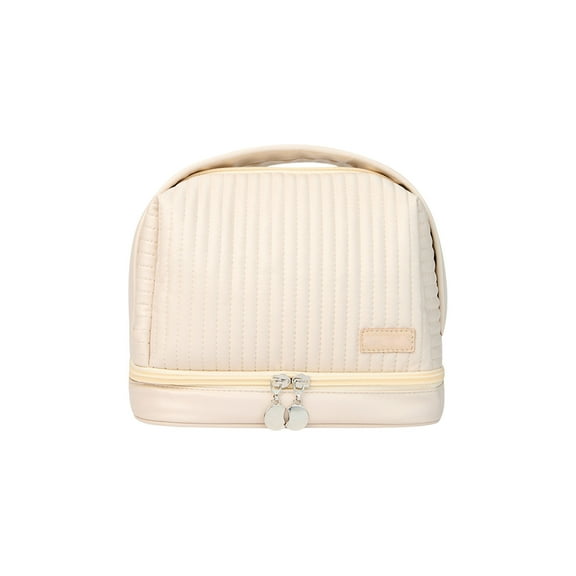 YiJuHui 1pcs Waterproof Makeup Bag Travel Toiletry Organizer Wet Dry Separate Compartments Cosmetic Storage Pouch for Women