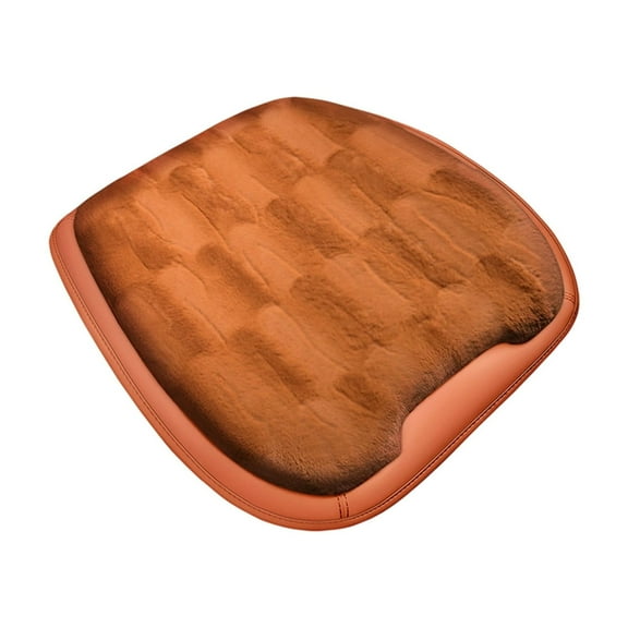 YiJuHui 1pcs Winter Car Seat Cushion Warm Fleece Heated Style Comfortable Soft Non-Slip for Drivers and Passengers Cold Weather Driving