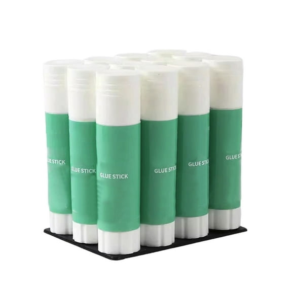 YiJuHui 24pcs White Glue Stick Bulk Washable for End of Year Crafts Home Employees Scrapbooking Crafting Stationery Supplies 9g