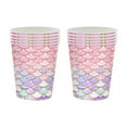 thumbnail image 1 of YiJuHui 30pcs Mermaid Birthday Party Supplies Disposable Tableware Set - Colorful Scale Design Paper Plates, Cups, Napkins for Themed Celebrations & Festive Gatherings, 1 of 6