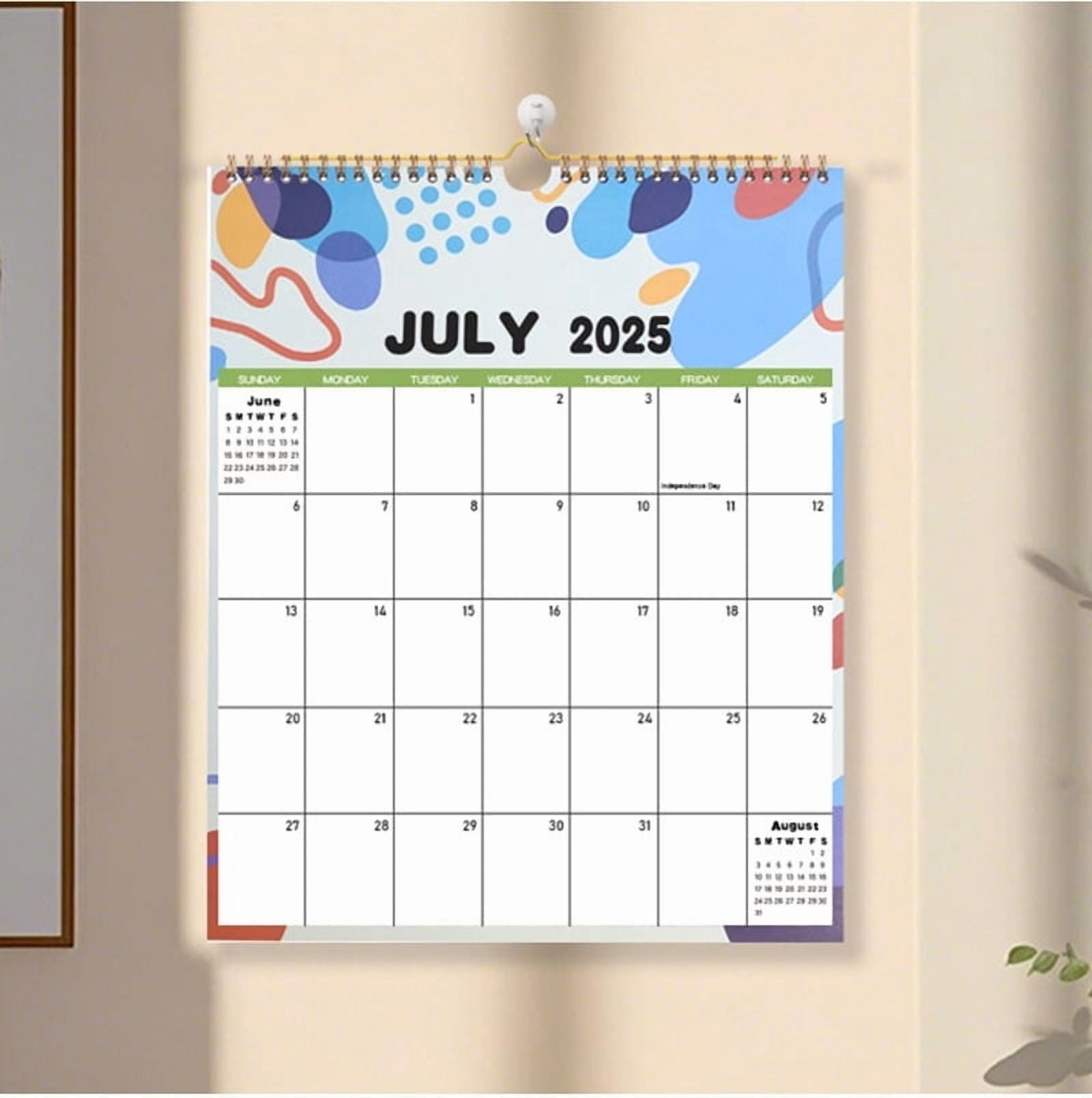 YiJuHui 3pcs 2025-2026 Calendar - Vertical Wall Calendar 2025-2026, JUL ...