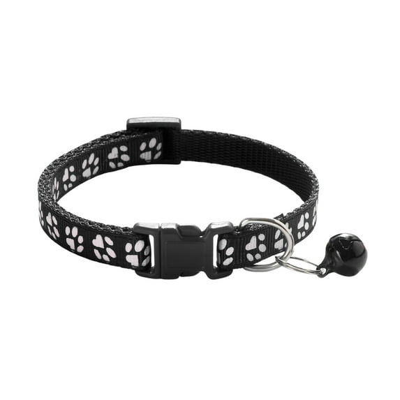 YiJuHui 3pcs Breakaway Cat Collar with Bell and Reflective Strip - Adjustable Safety Collar for Kittens and Puppies, Soft Pet Identification Neckband for Indoor and Outdoor Use
