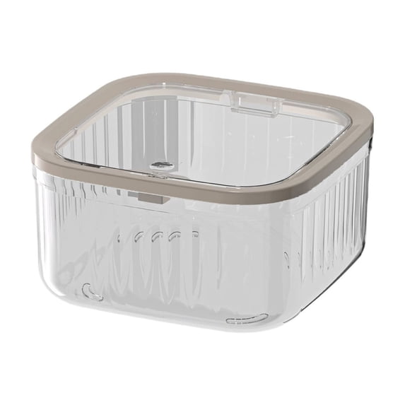 YiJuHui 3pcs Clear Coffee Pod Holder with Lid, Coffee Pods Storage for Counter, Small Food Storage Organizer Bins, Clear Plastic Bins for Pantry, Kitchen, Cabinet Organization and Storage S