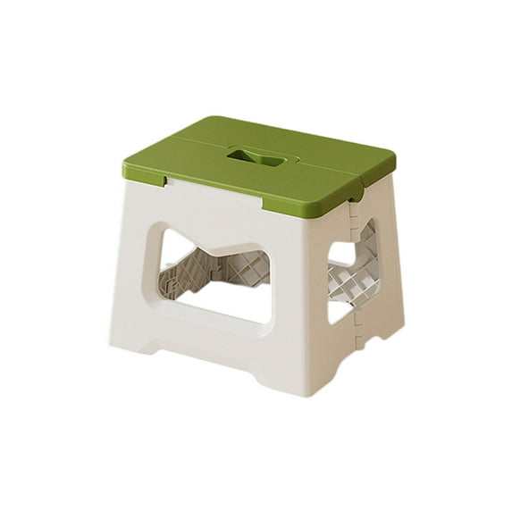 YiJuHui 3pcs Heavy Duty Folding Stool for Adults, Portable Camping Chair with Carry Handle, Sturdy Plastic Seat for Outdoor Fishing, Picnic & Stadium Events