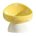 thumbnail image 1 of YiJuHui 3pcs Non-Slip Elevated Ceramic Pet Bowl Set, Wide Mouth Feeder with Neck Support for Dogs and Cats, Anti-Tip Mushroom Design Pet Food Dish for Easy Feeding, 1 of 6