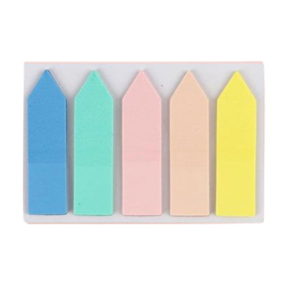 YiJuHui 3pcs Transparent Fluorescent Page Markers Self-Adhesive Tabs for Office Organization and Note Taking