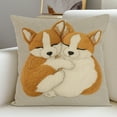 thumbnail image 1 of YiJuHui 3pcs Vintage Floral Linen Pillow Cover Decorative Sofa Cushion Cover Bohemian Home Decor Accent Pillow, 1 of 6