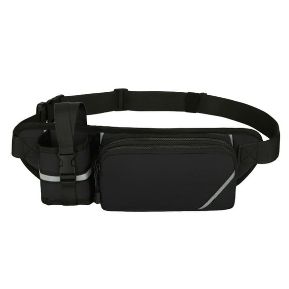 YiJuHui 3pcs Waterproof Waist Pack for Running Hiking Outdoor Sports Fitness Hydration Belt with Bottle Holder Lightweight Adjustable Strap