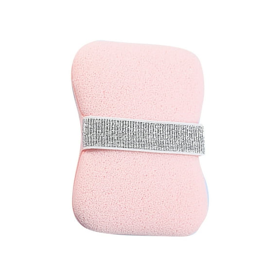 YiJuHui 4pcs Bath Soap Sponge with Holder, All-in-One Body Wash Sponge, Exfoliating Shower Sponge for Deep Cleansing, Travel-Friendly Bath Accessory for Adults
