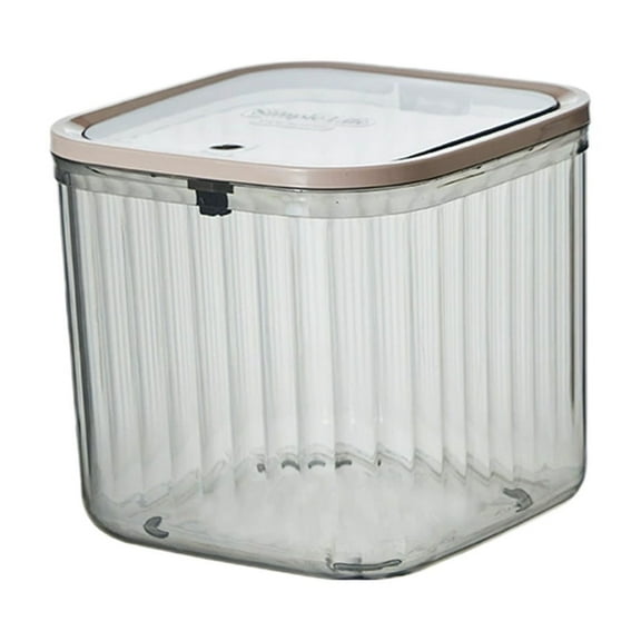 YiJuHui 4pcs Clear Coffee Pod Holder with Lid, Coffee Pods Storage for Counter, Small Food Storage Organizer Bins, Clear Plastic Bins for Pantry, Kitchen, Cabinet Organization and Storage L