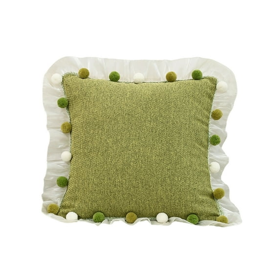 YiJuHui 4pcs Embroidered Floral Pillow Cover Decorative Sofa Cushion Polyester Home Decor Living Room Bedroom Accent 45x45cm