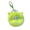 thumbnail image 1 of YiJuHui 4pcs Fluffy Plush Keychain Pendant Soft Car Accessory Cute Bag Charm Gift for Women Friends, 1 of 6