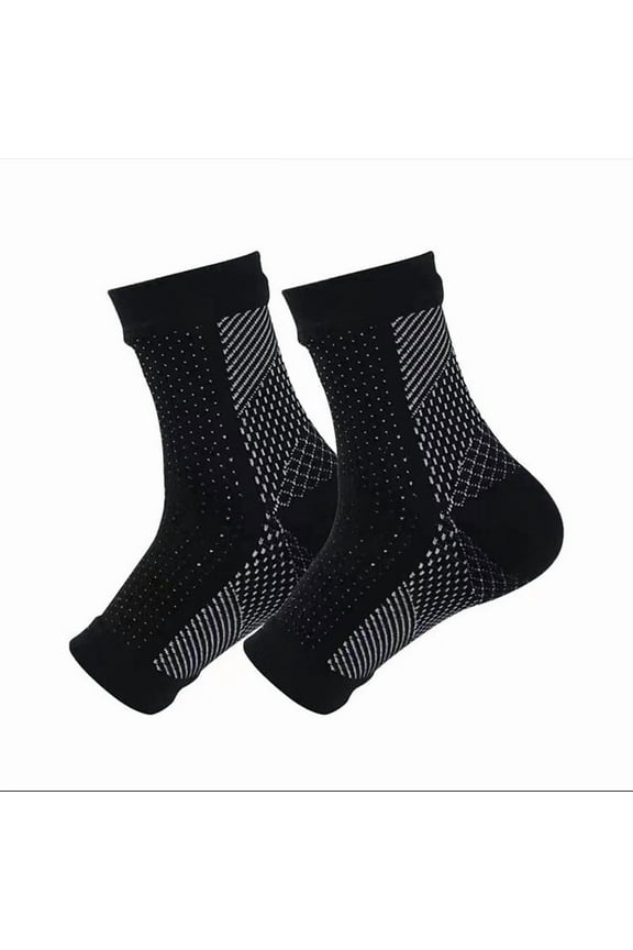 4pcs Nighttime Compression Socks for Women & Men - Leg Pain Relief, Swelling Reduction, Comfortable Sleep Support, Breathable Circulation Socks for Travel & Daily Wear XXL