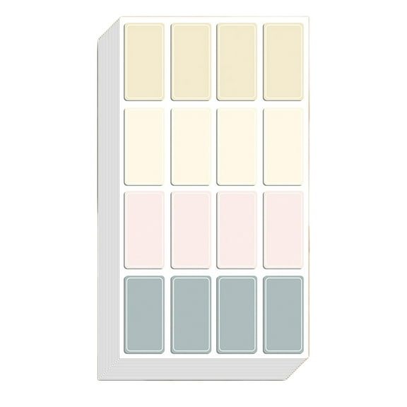 YiJuHui 4pcs Repositionable Page Markers, Writable Sticky Index Tabs, Waterproof & Oil-Proof, for Office Filing & Document Organization