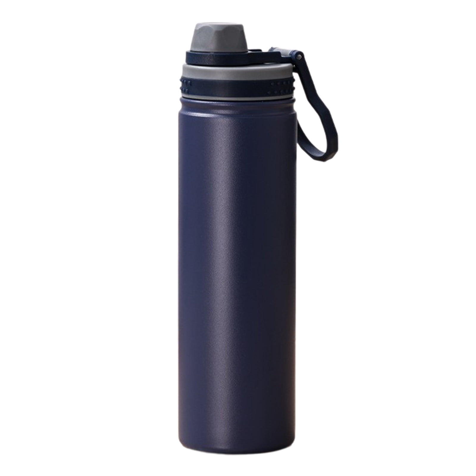YiJuHui 4pcs Vacuum Insulated Tumbler with Carry Loop, Leakproof Stainless Steel Water Bottle for Hot & Cold Drinks, Portable Travel Mug for Commuting and Outdoor Activities 750ml