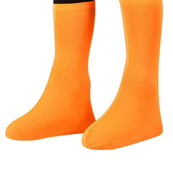 YiJuHui 4pcs Waterproof Shoe Covers for Adults Outdoor - Reusable Slip-Resistant Overshoes for Men Women Camping Hiking Fishing Cycling Gardening