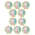 thumbnail image 1 of YiJuHui 50pcs Sea Themed Shell Dinner Plates | Premium Disposable Party Plates | Elegant Design for Birthday Celebrations & Outdoor Events | Eco-Friendly Paper Plates 23x23cm, 1 of 6