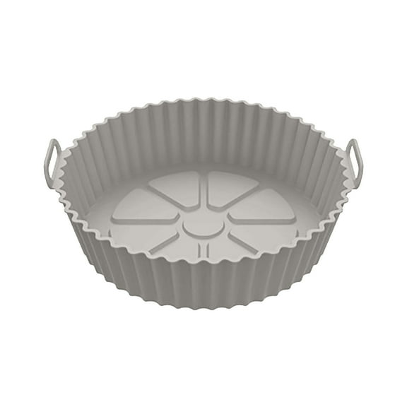 YiJuHui 5pcs Air Fryer Silicone Liners Pot , Air Fryer Silicone Basket Bowl, Replacement of Flammable Parchment Paper, Reusable Baking Tray Oven Accessories