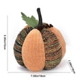 thumbnail image 1 of YiJuHui 5pcs Crochet Pumpkin Faux Fall Pumpkins Decor Halloween Crochet Handmade for Farmhouse Thanksgiving Harvest Wedding Table Centerpiece Kitchen Decor, 1 of 7