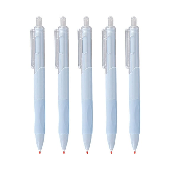 YiJuHui 5pcs Fine Point Pressing Pens, Black Ink White Gel Pens for Office, Gift and Home Supplies