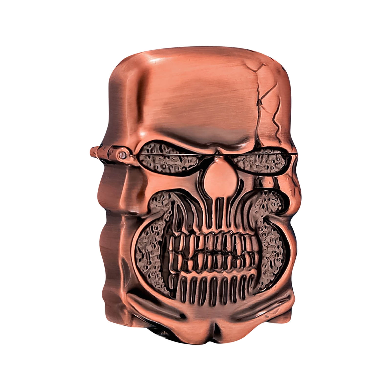 YiJuHui 5pcs Heavy Armor Skull Lighter Case Handmade Gift for Men,Lighter for Father, Boyfriend, Husband Stylish Design for Home Everyday Carry Outdoor Hiking Camping