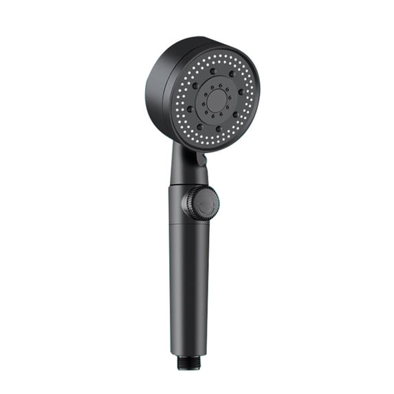 YiJuHui 5pcs Turbo High Pressure Shower Head - 5 Spray Modes, Water Saving Pause Button, Easy Install, Strong Flow for Low Pressure Bathrooms
