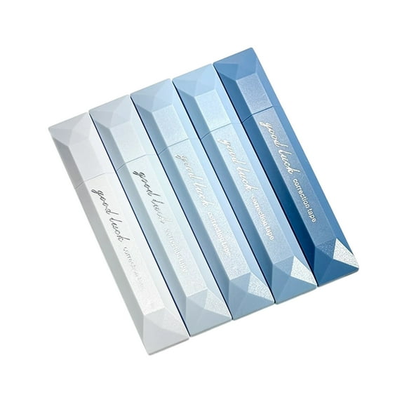 YiJuHui 5pcs White Correction Tapes, Aesthetic Correction Tape Pens Smooth Pull Out, Easy to Use Pen Shaped Applicator for Office Supplies