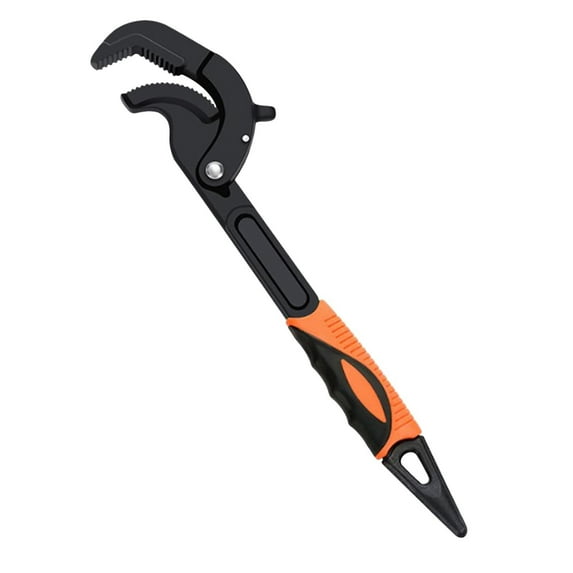 YiJuHui 60mm Adjustable Wrench, Multi-Function Spanner Tool for Plumbing, Repair & Home , Steel Chrome Pipe Wrench, Hand Tool for Faucet, Sink, Nut, Bolt, Valve & Pipe Fittings