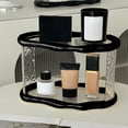 thumbnail image 1 of YiJuHui Acrylic Makeup Organizer, 2 Tier Perfume Display Shelf, Bathroom Vanity Storage Rack, Clear Cosmetic Countertop Organizer for Desk and Counter Space Saving, 1 of 6