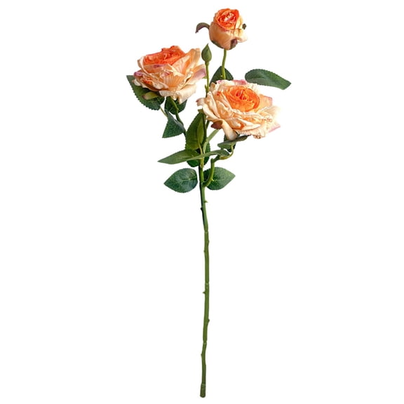 YiJuHui Artificial Silk Rose Bouquet, Realistic Faux Flowers for Home Decor, Vintage Table Centerpiece, Wedding Party Arrangement, Long Lasting Floral Display