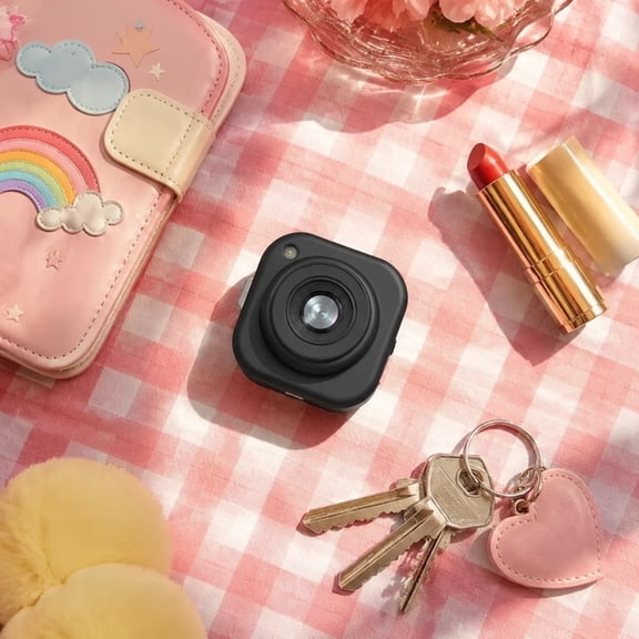 YiJuHui Camera with Screen, Mini Digital Camera for Photography Video Recording, Portable Rechargeable Camcorder with Sticker & Timed Shooting, Durable Safe Toy Camera for Outdoor Play & Gift