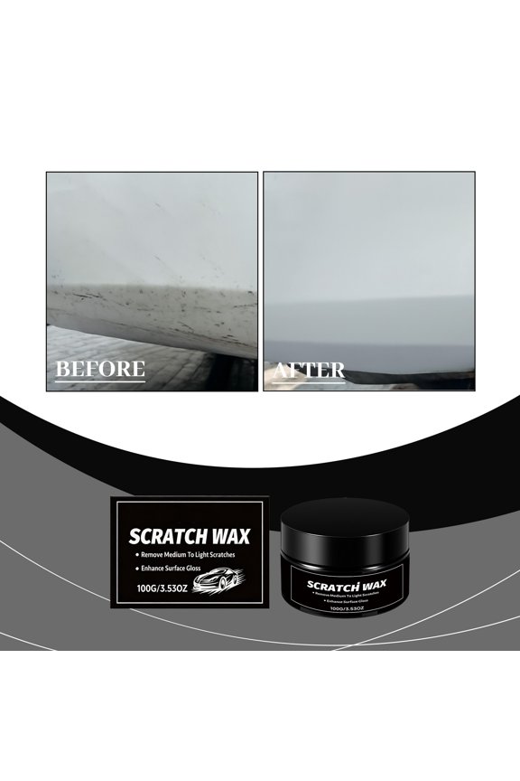 Car Scratch Repair Paste, 3-in-1 Scratch Remover Wax, Paint Restoration & Polishing Compound, Creates Mirror Gloss Finish, for All Car Colors, Easy Application, Long-Lasting Protection