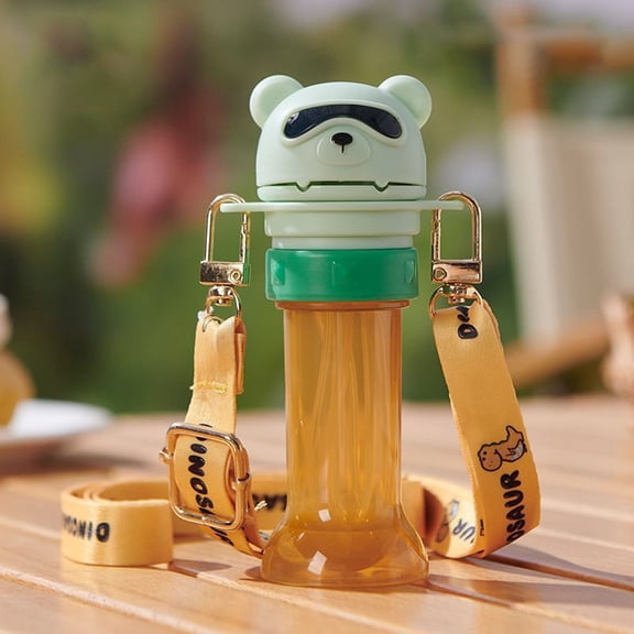 YiJuHui Choking-Proof Straw Cap for Water Bottle, Anti-Choke Drinking Straw Cover Adapter for Standard Bottles, Silicone & PP Sippy Spout with Shoulder Strap, Safe Hydration Solution, Easy Sip