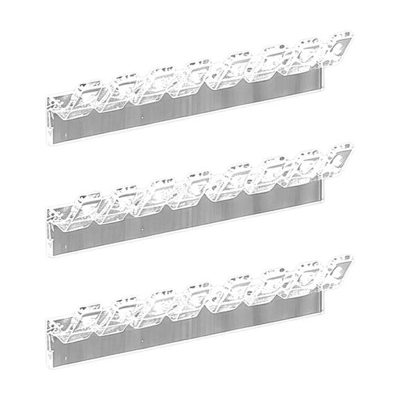 YiJuHui Clear Jewelry Hanger Wall Mount Organizer, Transparent Plastic Display Hook for Necklaces Earrings Rings Chains, Space-Saving Home Decor Storage Solution