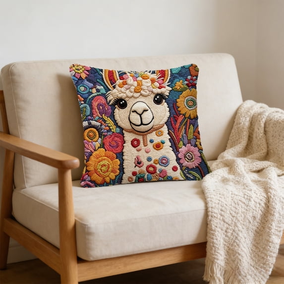 YiJuHui Cute Animal Print Pillow Cover Decorative Throw Pillowcase Soft Removable Washable Pet Pattern Home Decor for Living Room Bedroom Sofa Chair 45*45CM