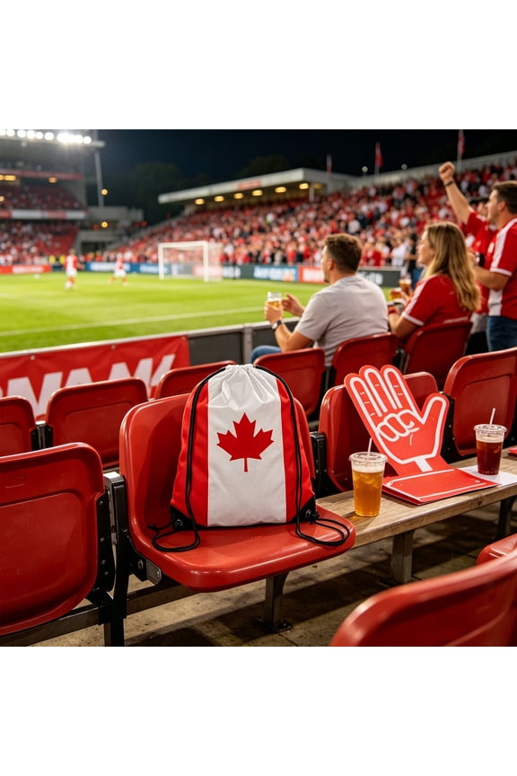 Flag Drawstring Backpack for Football Matches, Sports Sackpack with Teams Print, Nylon Lightweight Gym Bag for Soccer Fans Games Daily Use
